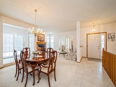 View of Dining Room looking into Living Room