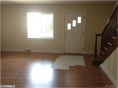 Inside of property before tenant occupancy.
