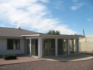 Two large patios for watching AZ sunsets