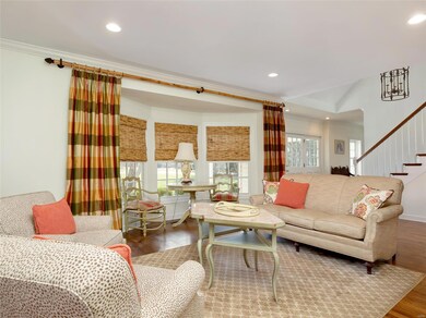 Entry is open to living room