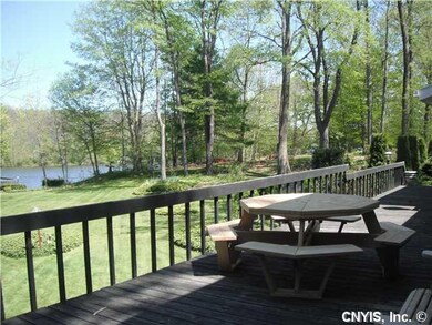 View 60 ft deck extends across the back of the hom