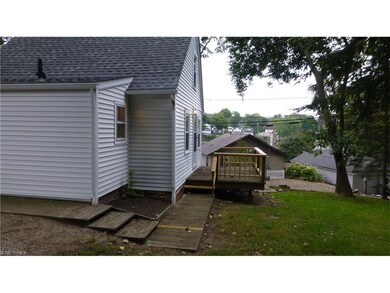 View of the South side of the house, showing the d