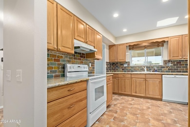 Kitchen View from Utility Room