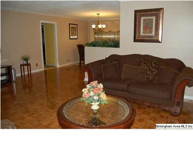 Open living/dining room area with plenty of room f
