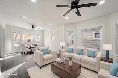 Lower Living Room with furniture