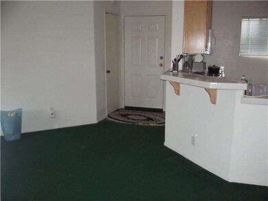 The entry is nicely positioned so that when you wa