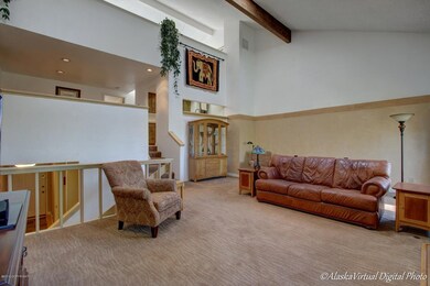 Living Area W/Vaulted Ceiling