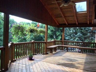 Two sides to this great deck!  Built in seating. S