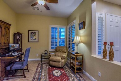 Spacious Den/Office  w/ Shutters