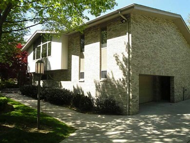 Exterior Front. A view of the side facade of the h