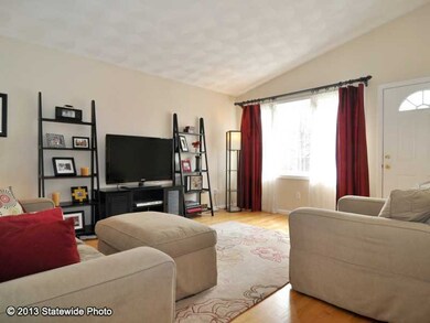 Living Room. Living room features Cathedral ceilin