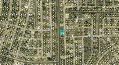 Aerial map of property and surrounding area