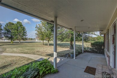 Front porch of main house