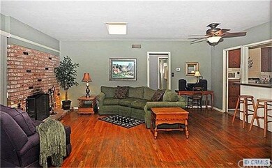 Living room and kitchen eating counter