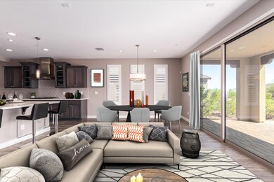 Staged Dining Area