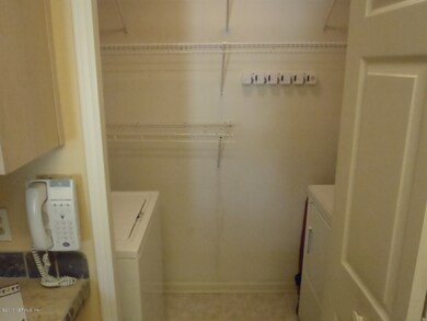 Washer Dryer closet w/ storage