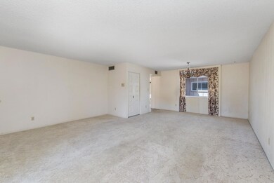 Spacious living and dining area