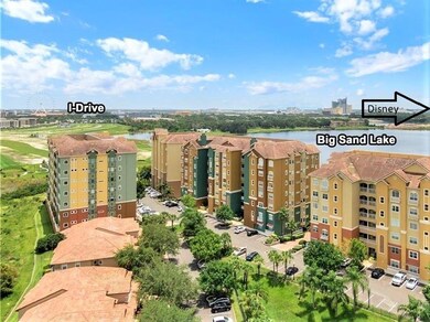 Centrally located with views of International Drive's Orlando Eye and Disney fireworks.
