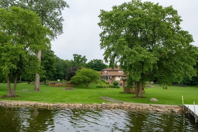 Serene lake setting