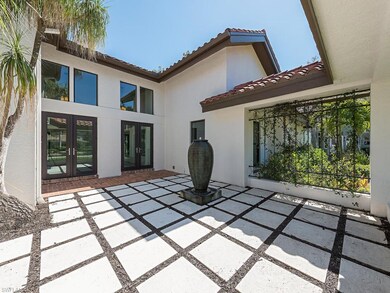 Entry Courtyard with Water Feature
