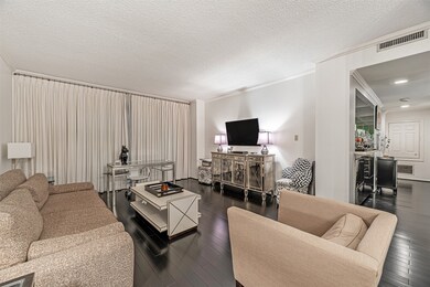 Stunning black wood floors throughout and custom d