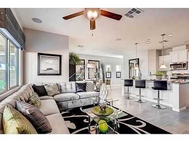 Great Room. Breakfast Bar/Island.  Photo of Model