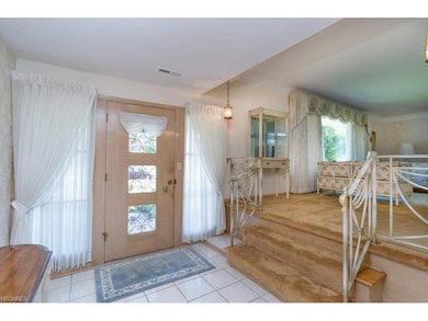 Greet your guests in the inviting entry.