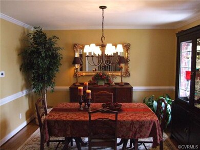 Formal Dining Room with Hardwood Floor