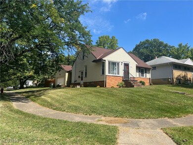 Located on a corner lot