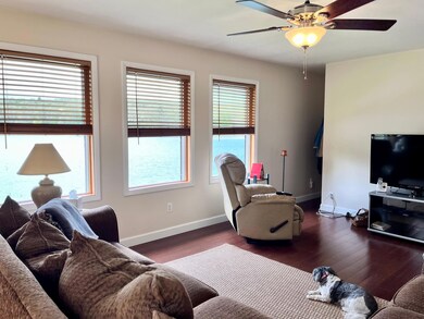 living room water view