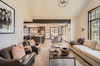 Living Room with Gas Fireplace, Mountain Views