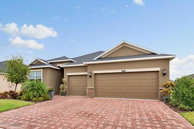 Cropped Three Car Garage