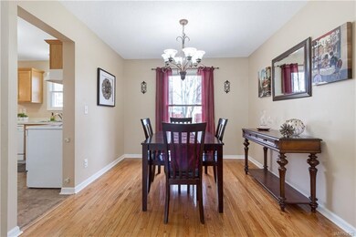 You'll enjoy entertaining in this classy dining sp
