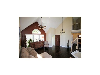 Unique 2 story plan with soaring ceilings