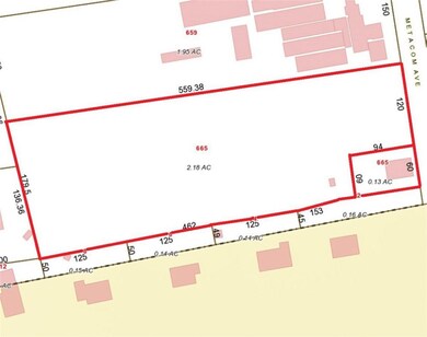 This GIS image shows acreage, lot line and frontag