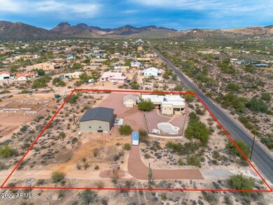 Back of Home/Estimated Property Boundary