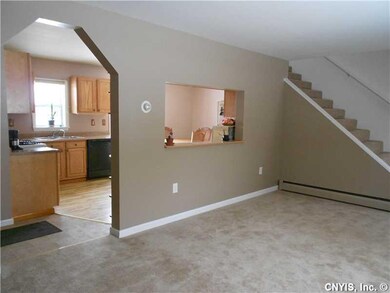 Living Room. Opening to kitchen which is great for