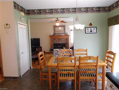 Eat-in kitchen is open to family room! Perfect for