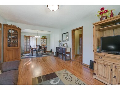 Newly refinished hardwood floors on main level