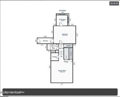 2nd Story Floor Plan