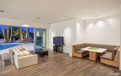 Family Room and full-opening glass wall!