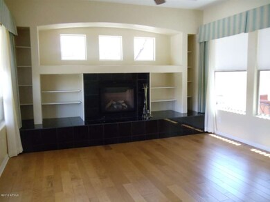 Great Room Floor Plan & Fire Place