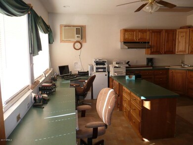 upstairs office & kitchen