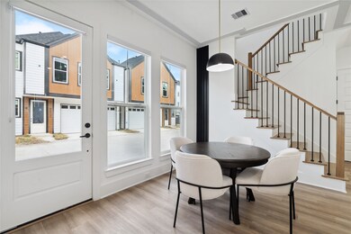 A dedicated dining space that seamlessly blends wi