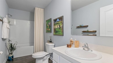 Photo of a model home.