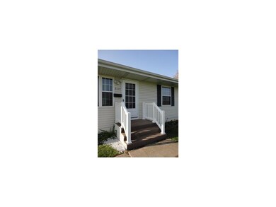 Front Exterior. New vinyl front railing adds to th