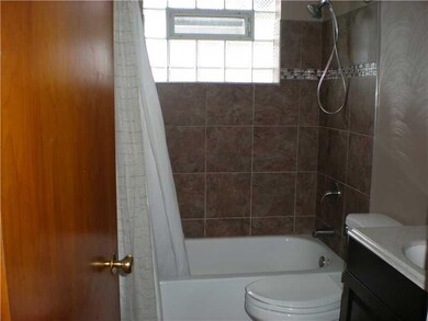 Full Bath. Updated main bathroom with lots of cera