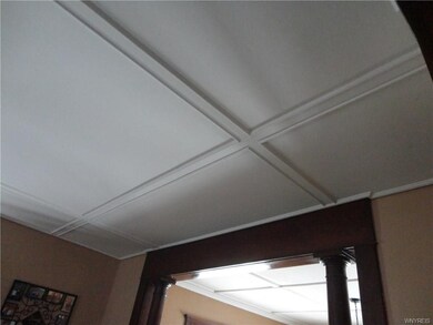 And the living and dining room ceilings are boxed for the old world feeling!
