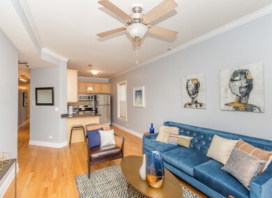 Living Room into Kitchen