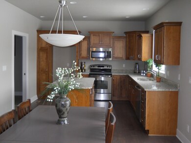 Kitchen with dining area